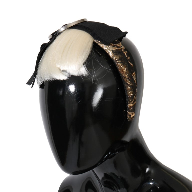 Diadème Dolce & Gabbana en cristal noir