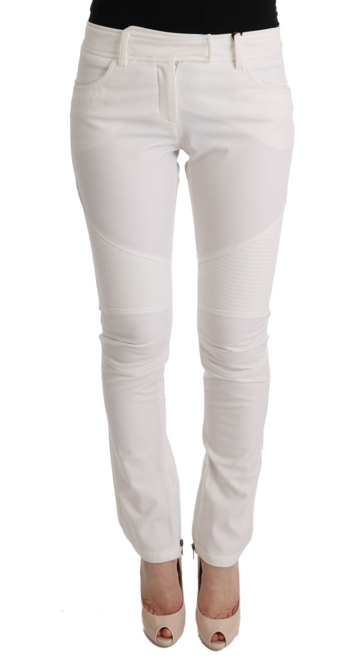 Pantalon Ermanno Scervino Slim Fit blancs