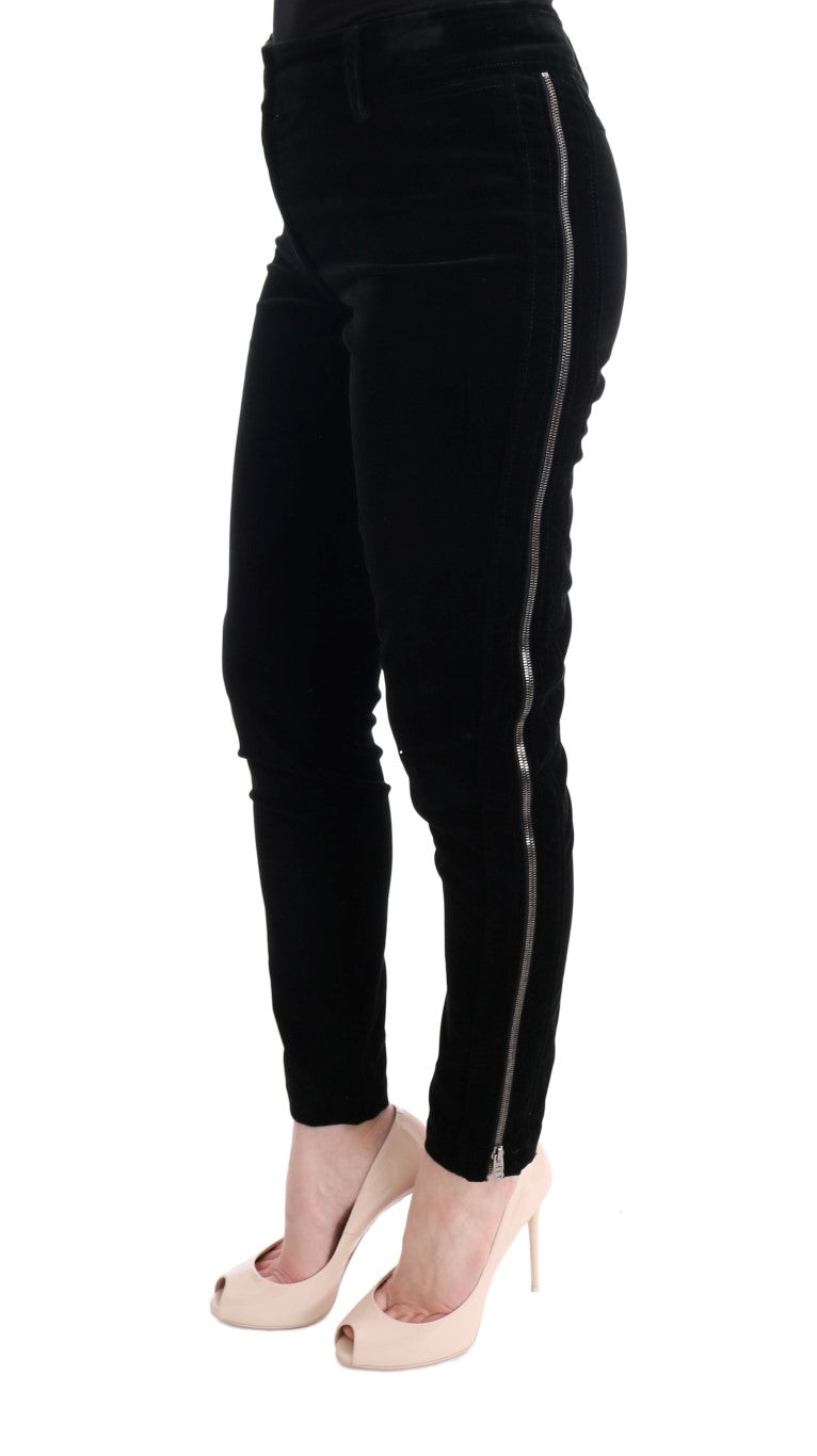 Pantalons Ermanno Scervino cropped noirs