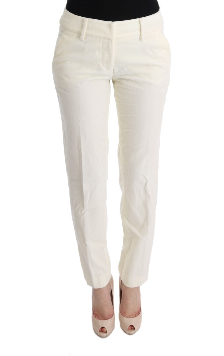 Pantalons Ermanno Scervino Regular Fit blancs