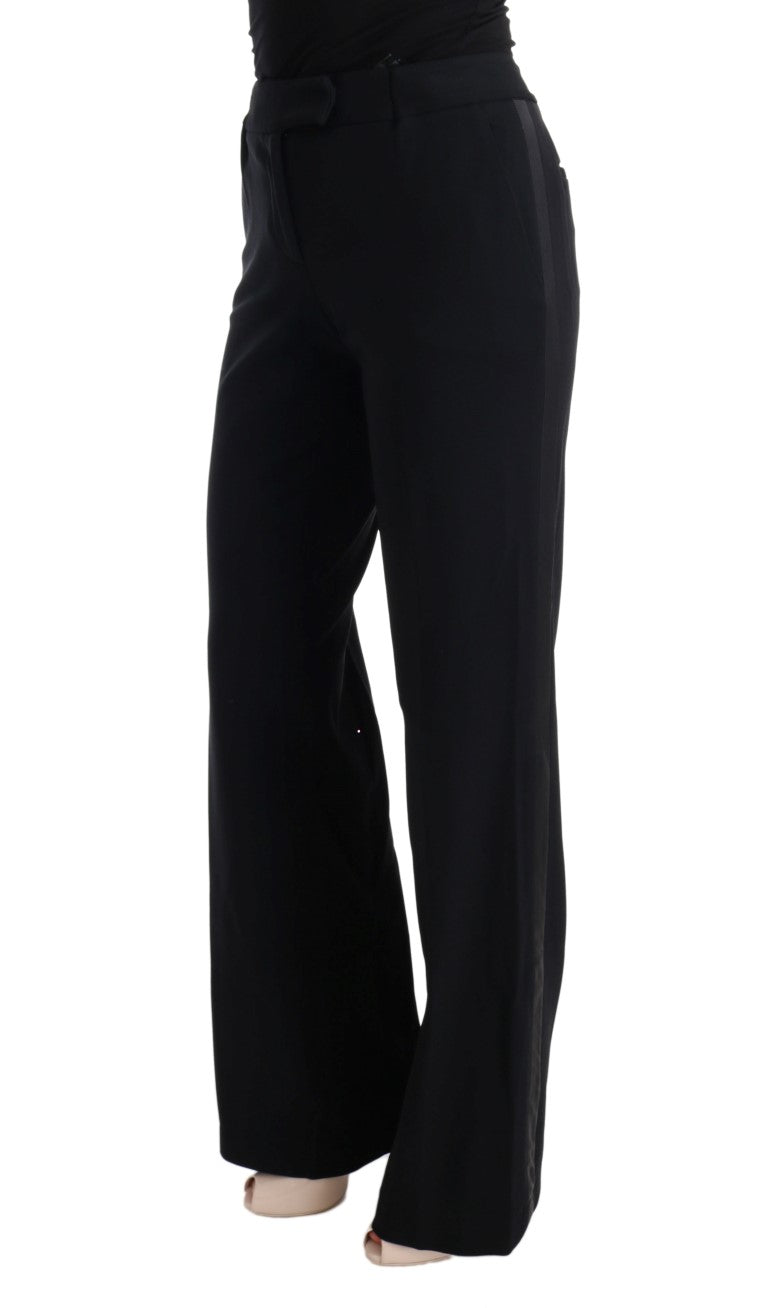 Pantalons Ermanno Scervino bootcut noirs