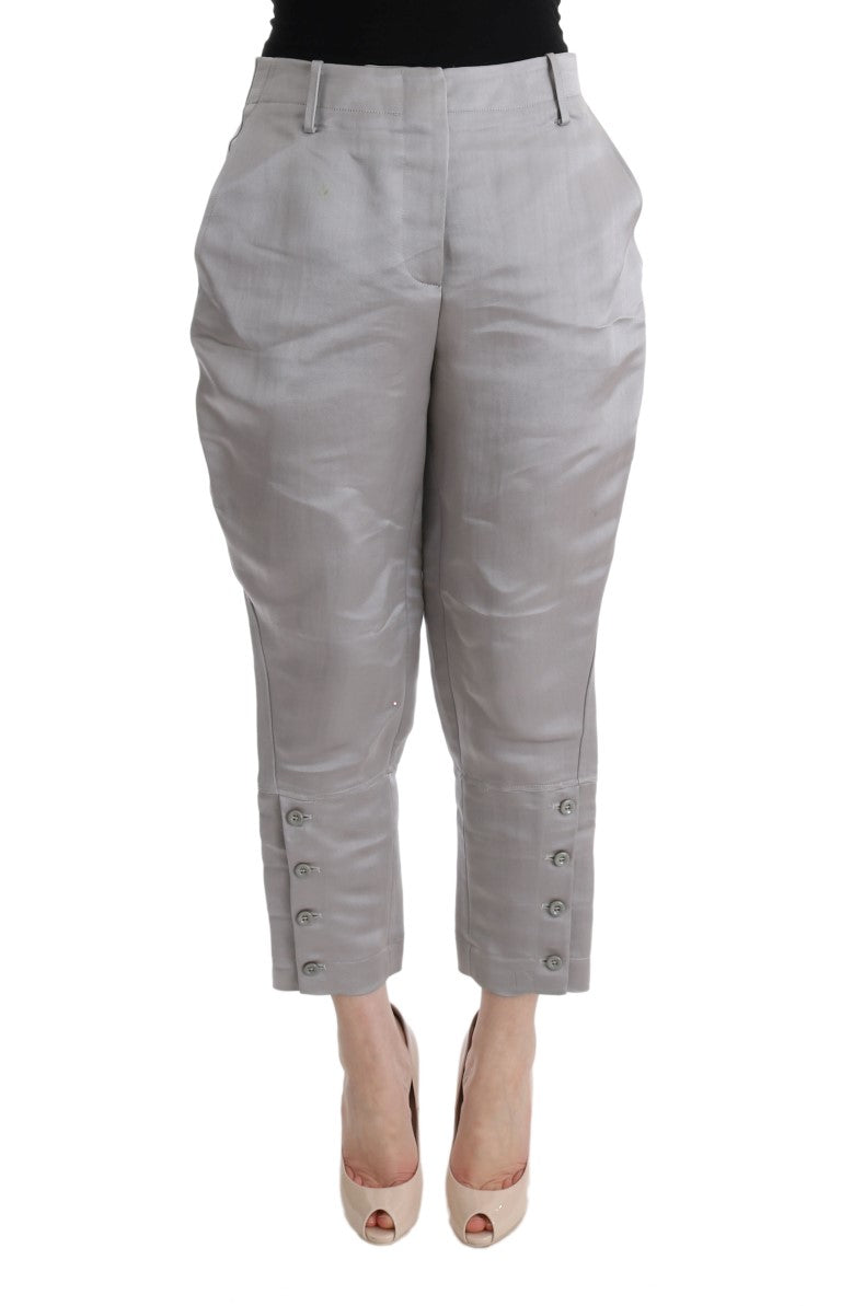 Pantalon cropped Ermanno Scervino gris