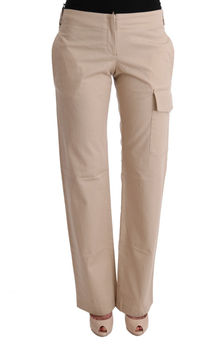 Pantalons Ermanno Scervino cropped beiges