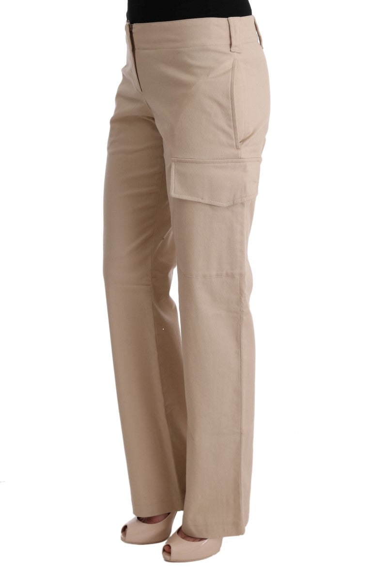 Pantalons Ermanno Scervino cropped beiges