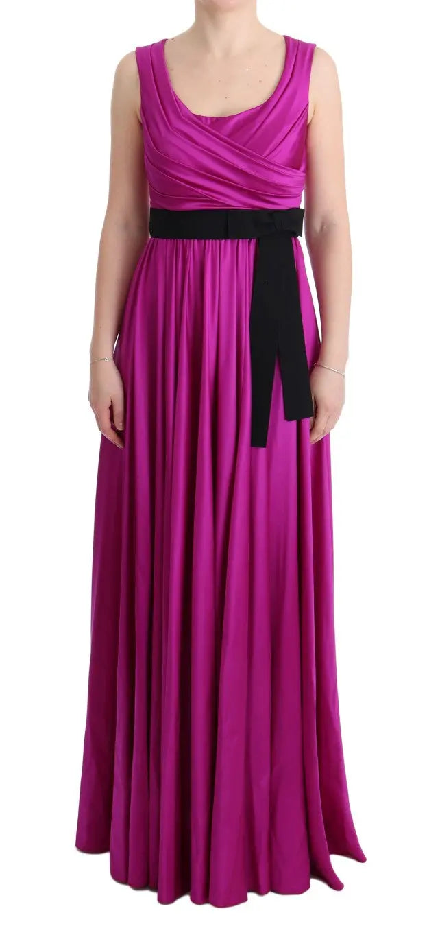 Robe longue Dolce & Gabbana rose Dolce & Gabbana