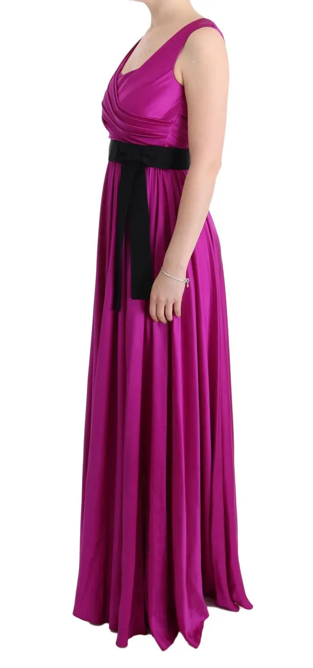 Robe longue Dolce & Gabbana rose Dolce & Gabbana
