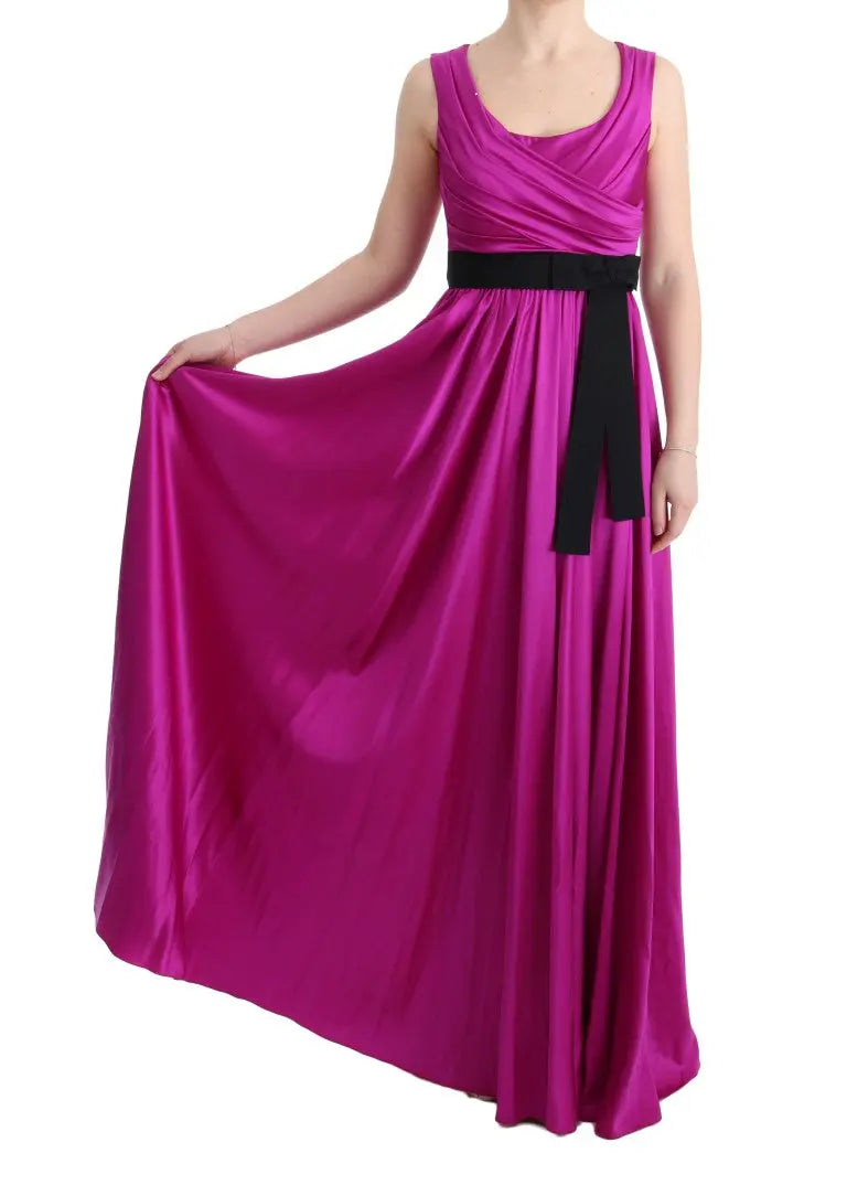 Robe longue Dolce & Gabbana rose Dolce & Gabbana