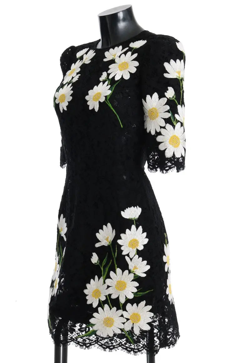 Robe Dolce & Gabbana Chamomile noire Dolce & Gabbana