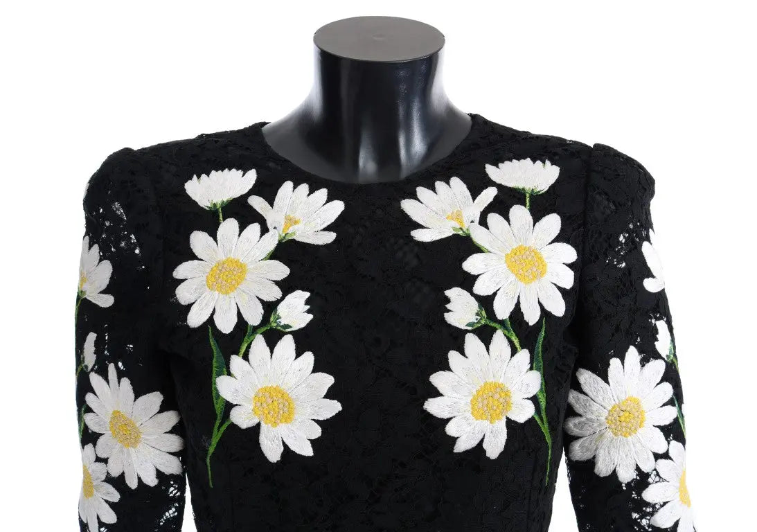 Robe Dolce & Gabbana Chamomile noire Dolce & Gabbana