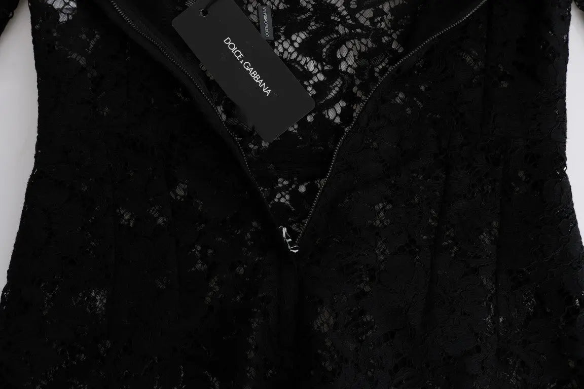 Robe Dolce & Gabbana Chamomile noire Dolce & Gabbana