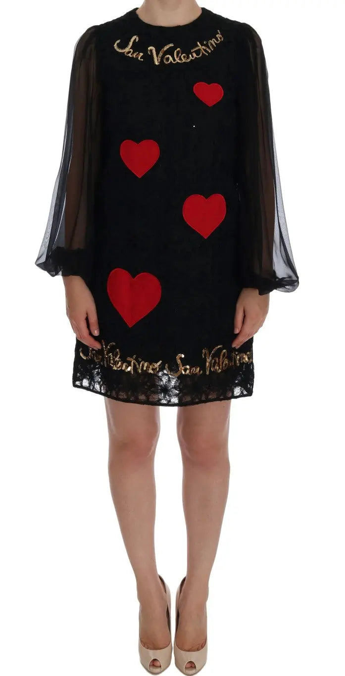 Robe Dolce & Gabbana San Valentino noire Dolce & Gabbana