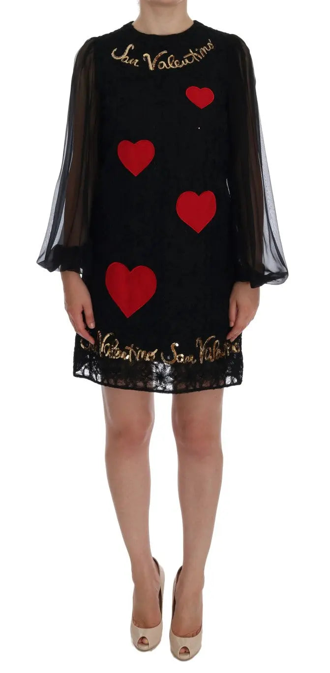 Robe Dolce & Gabbana San Valentino noire Dolce & Gabbana