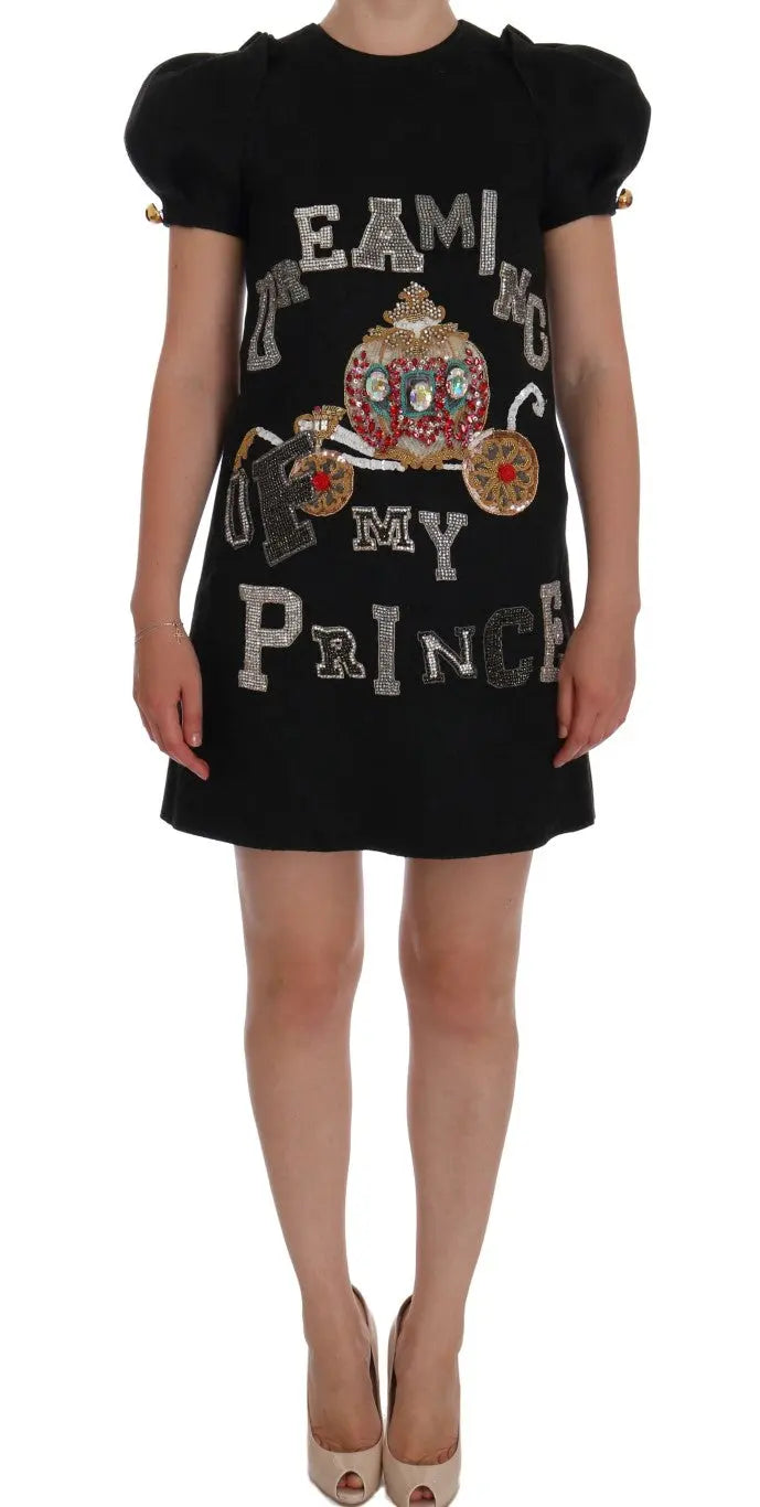 Robe Dolce & Gabbana Dreaming of My Prince grise Dolce & Gabbana