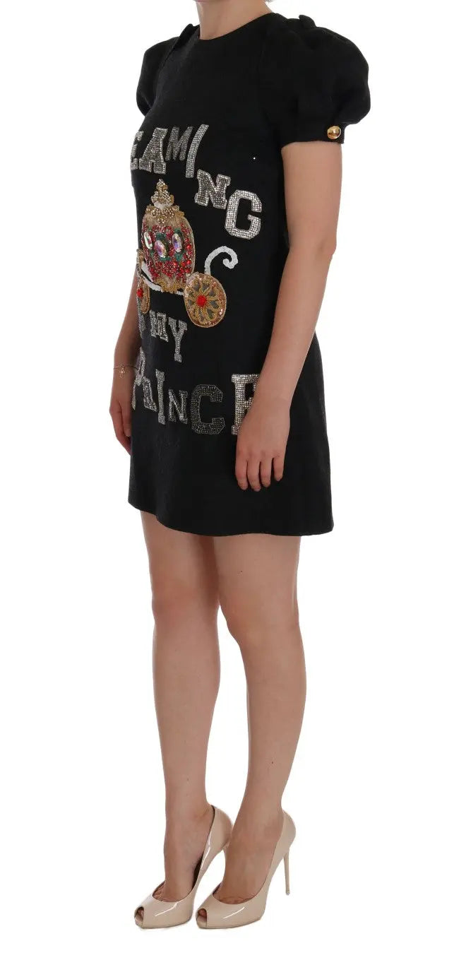 Robe Dolce & Gabbana Dreaming of My Prince grise Dolce & Gabbana