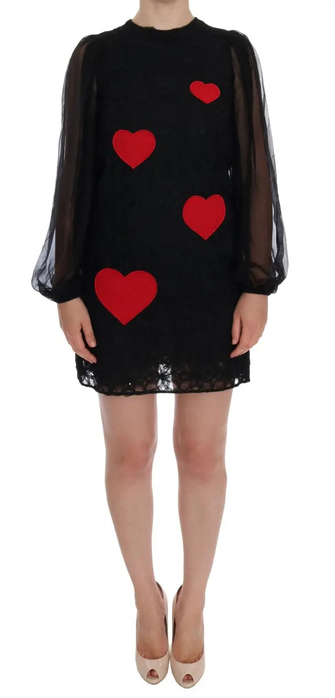 Robe Dolce & Gabbana San Valentino noire Dolce & Gabbana