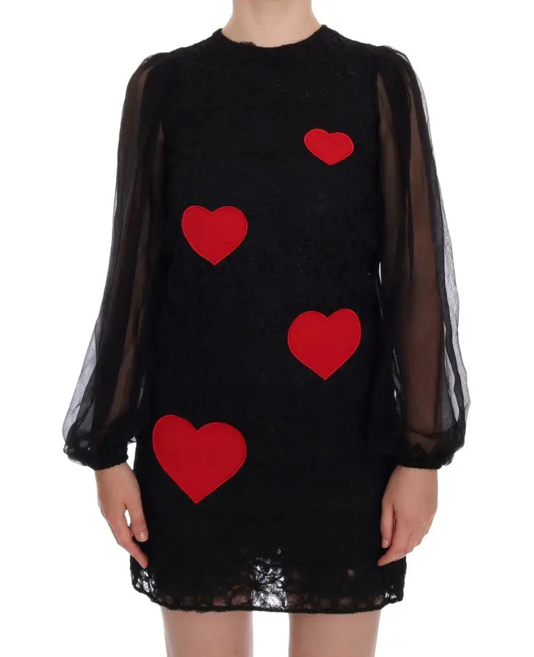Robe Dolce & Gabbana San Valentino noire Dolce & Gabbana