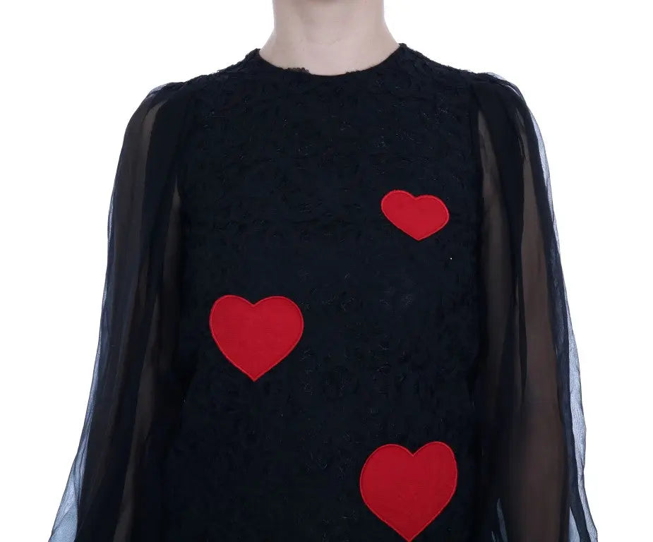 Robe Dolce & Gabbana San Valentino noire Dolce & Gabbana