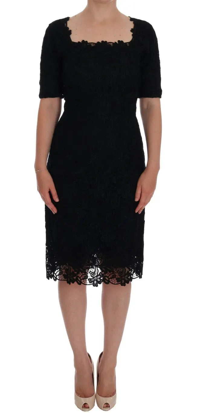 Robe Dolce & Gabbana Ricamo noire Dolce & Gabbana