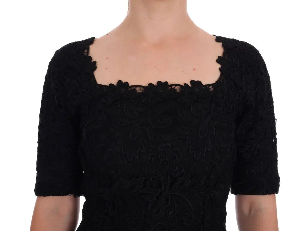 Robe Dolce & Gabbana Ricamo noire Dolce & Gabbana