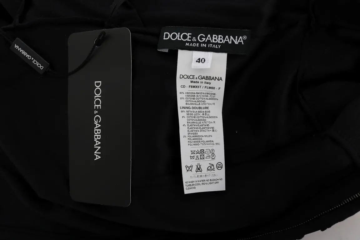 Robe Dolce & Gabbana Ricamo noire Dolce & Gabbana