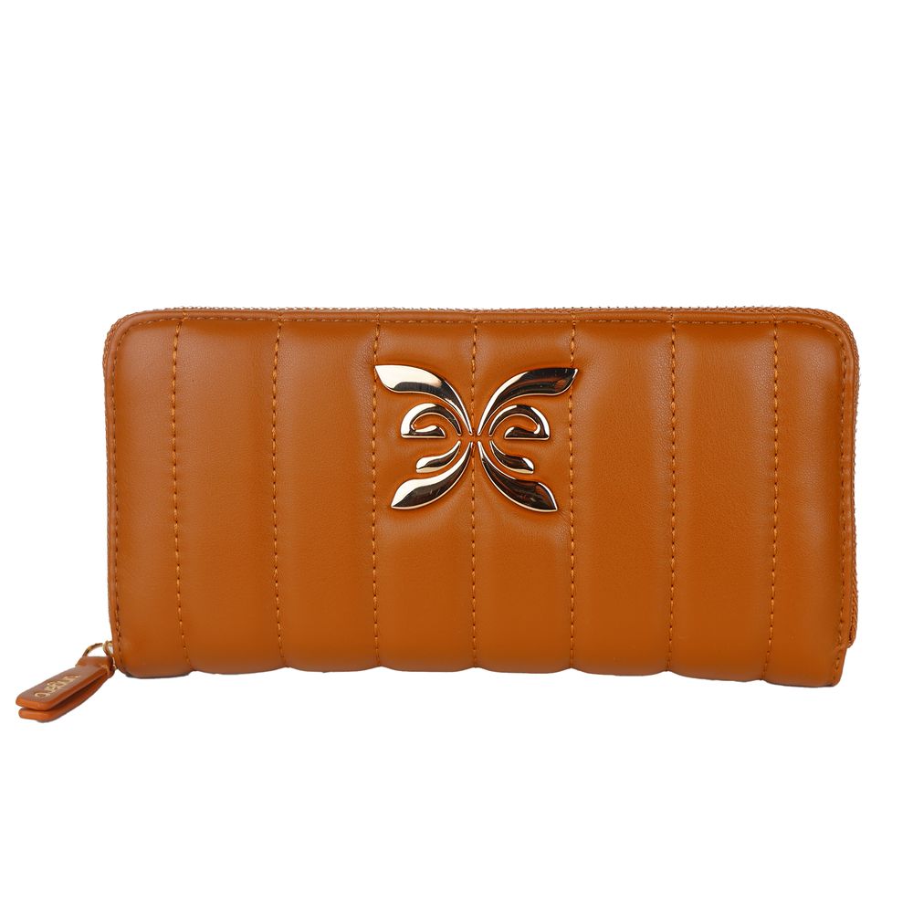Portefeuille Ungaro en simili cuir marron