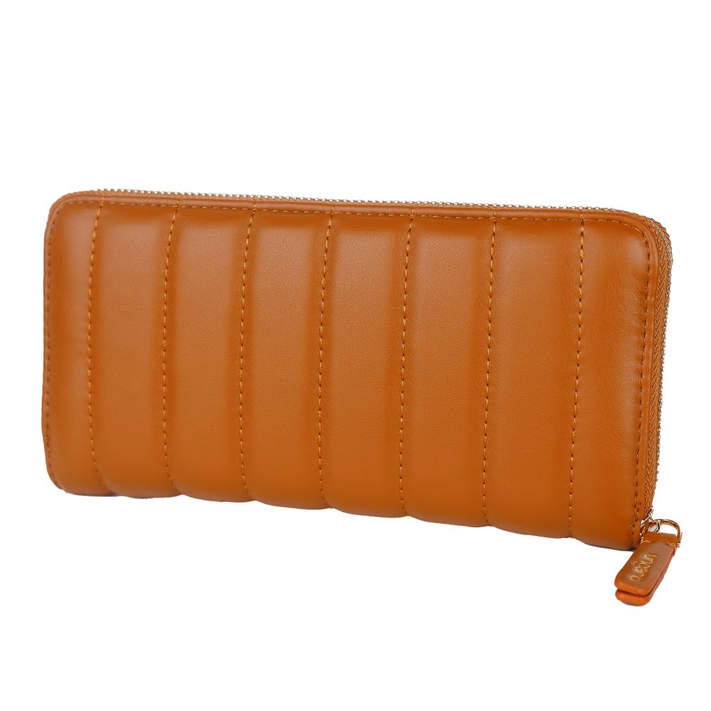 Portefeuille Ungaro en simili cuir marron