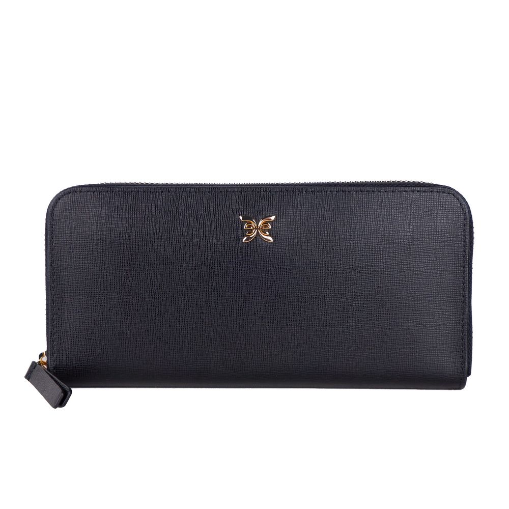 Portefeuille Ungaro zippé noir