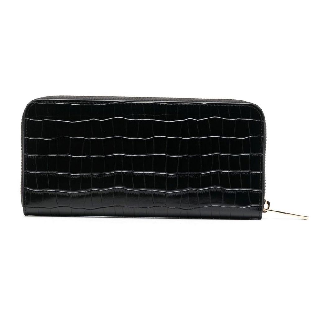 Portefeuille Baldinini croco noir