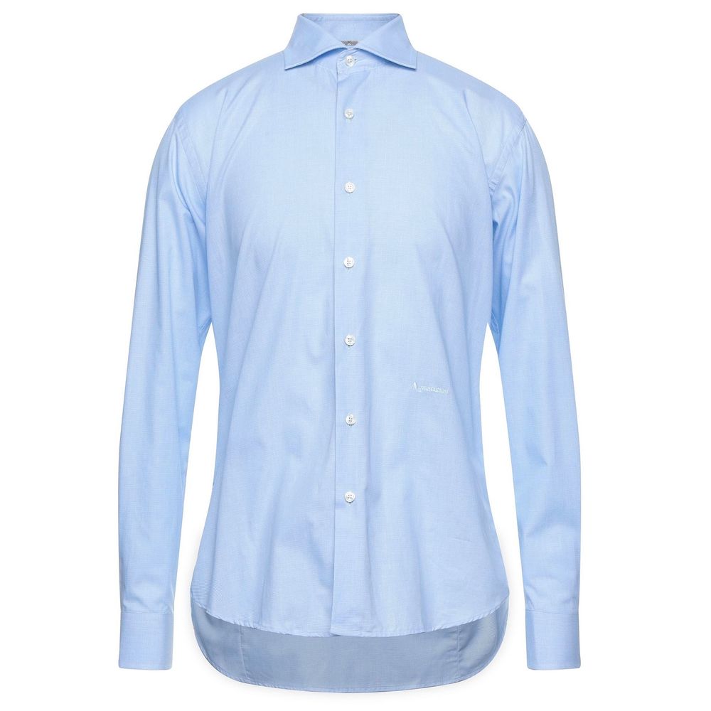 Chemise Aquascutum Oxford bleue claired