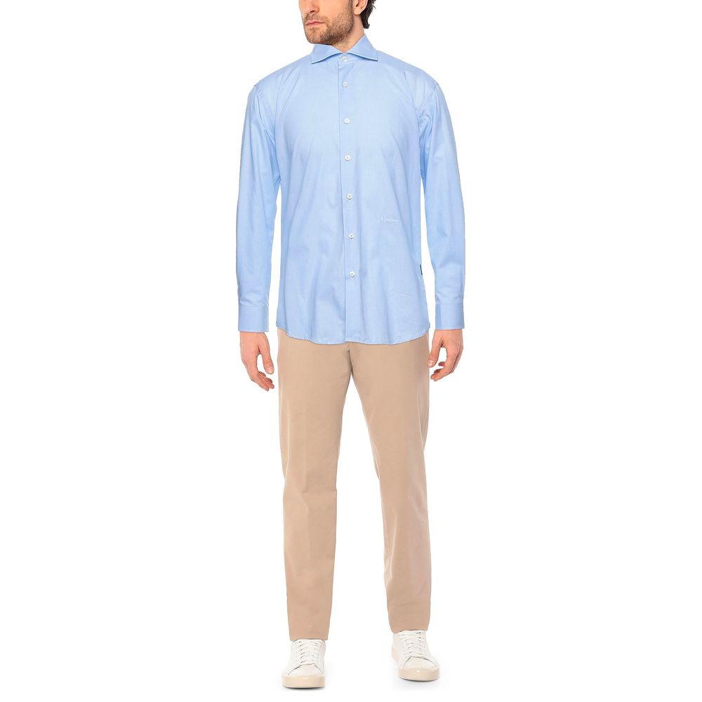 Chemise Aquascutum Oxford bleue claired