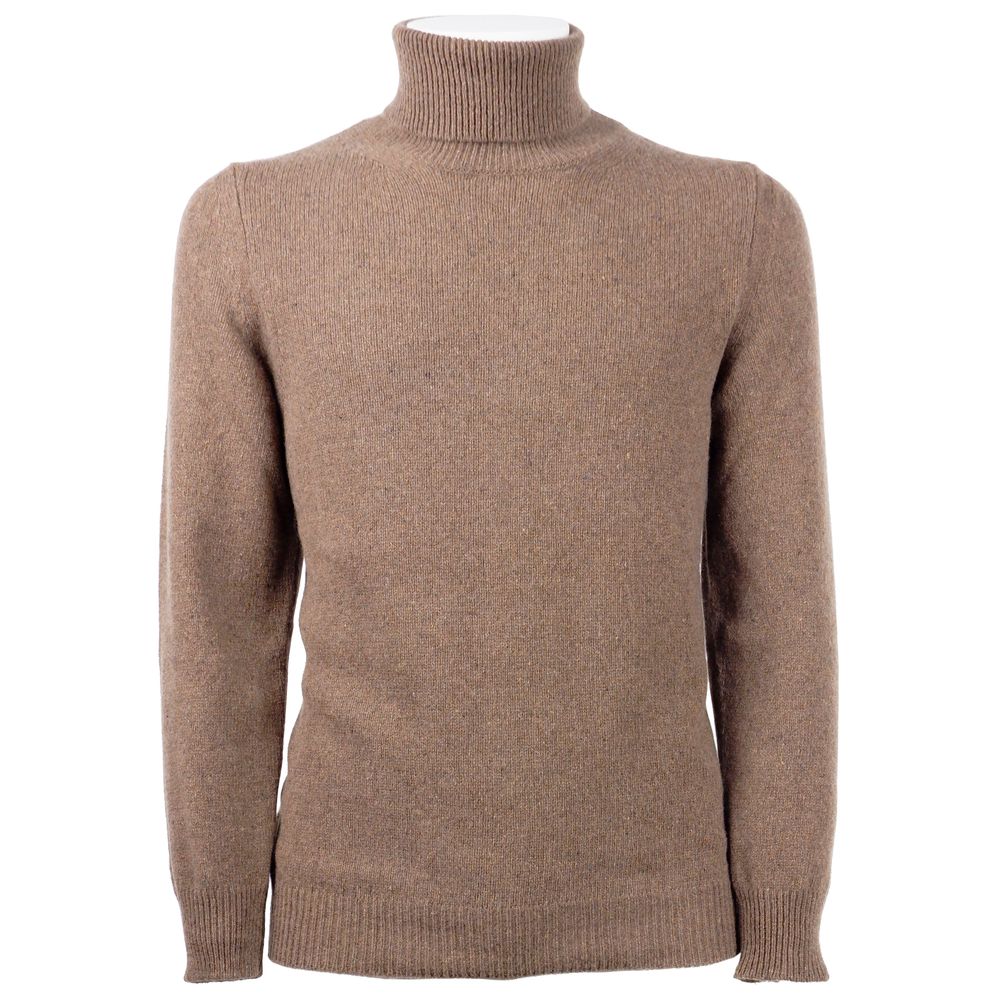 Pull Emilio Romanelli turtleneck marron