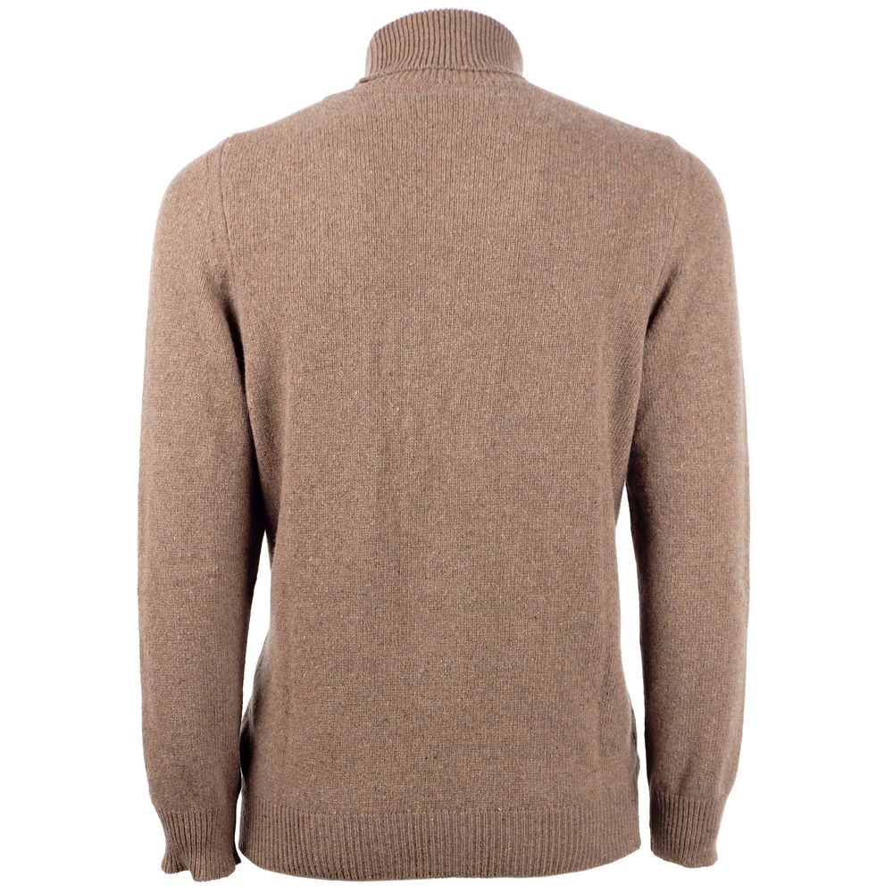 Pull Emilio Romanelli turtleneck marron
