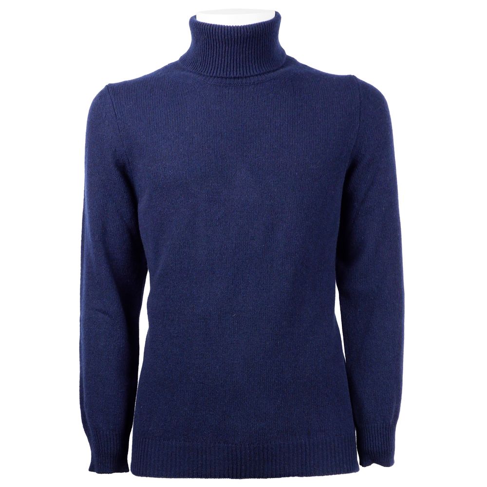 Pull Emilio Romanelli col roulé bleu