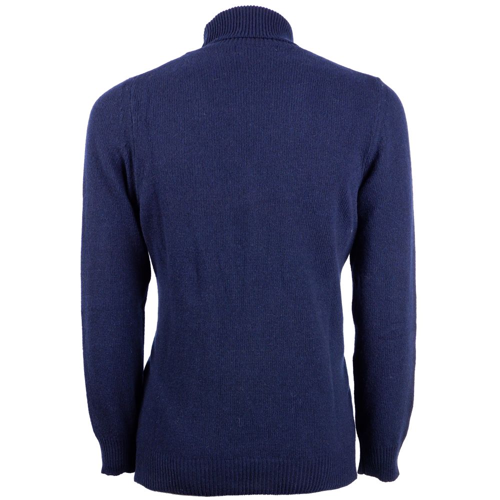 Pull Emilio Romanelli col roulé bleu