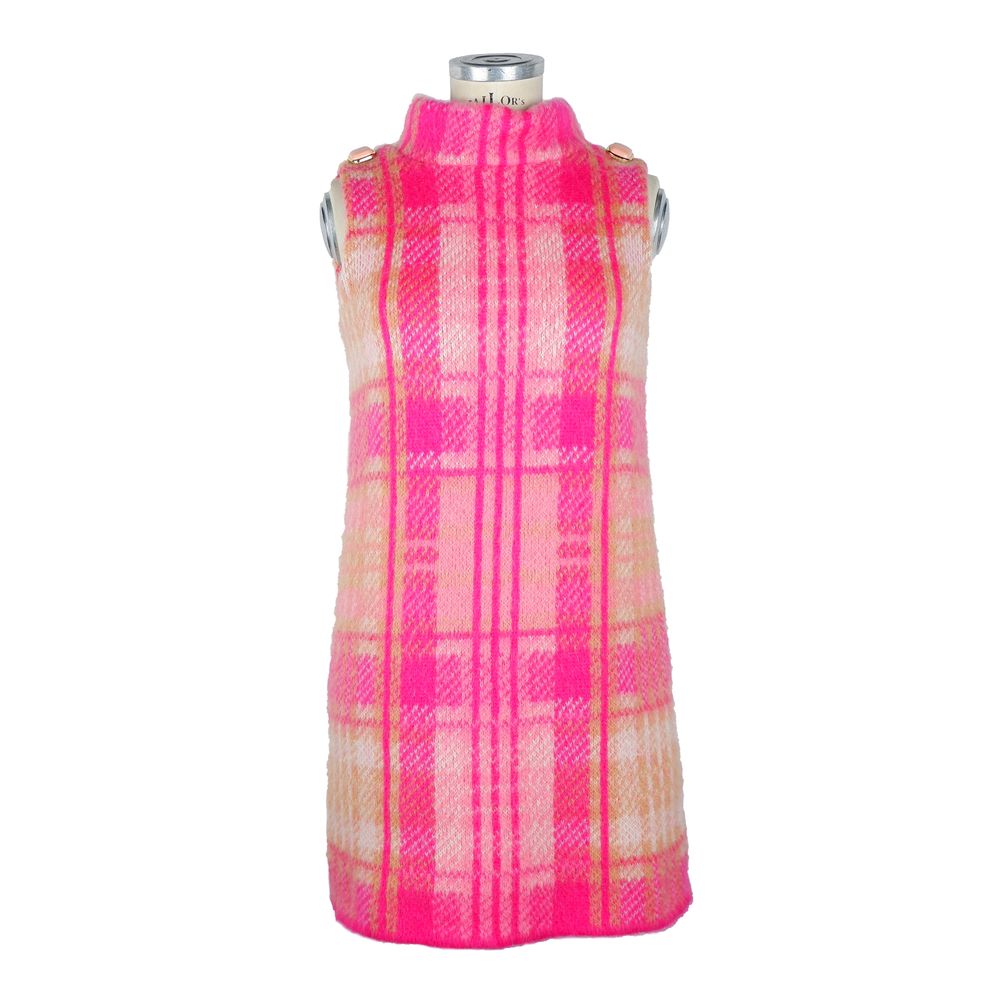 Robe Elisabetta Franchi sans manches fuchsia Elisabetta Franchi
