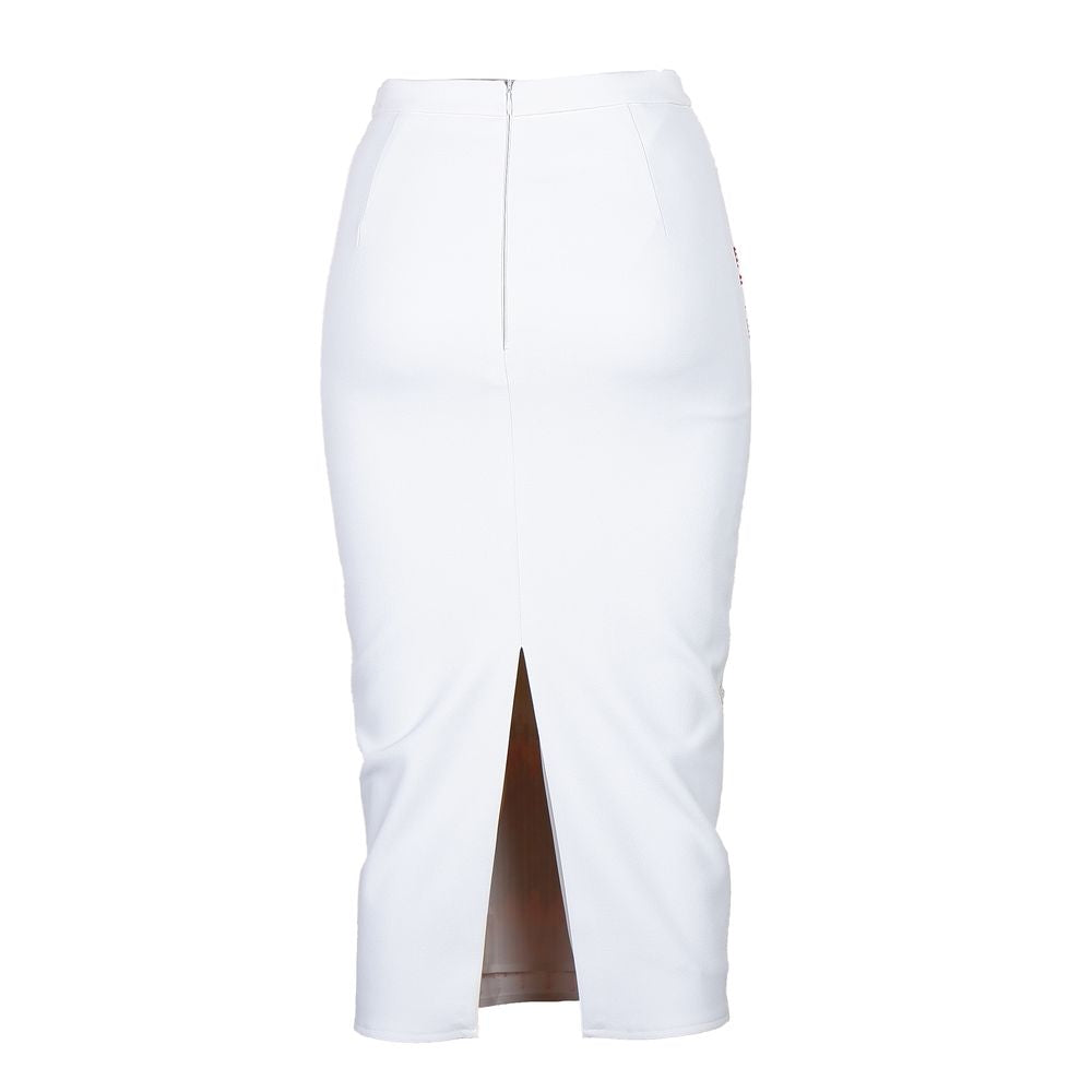 Jupe Elisabetta Franchi blanche