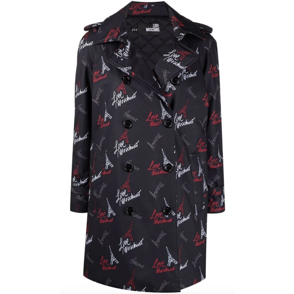 Manteau Love Moschino noir