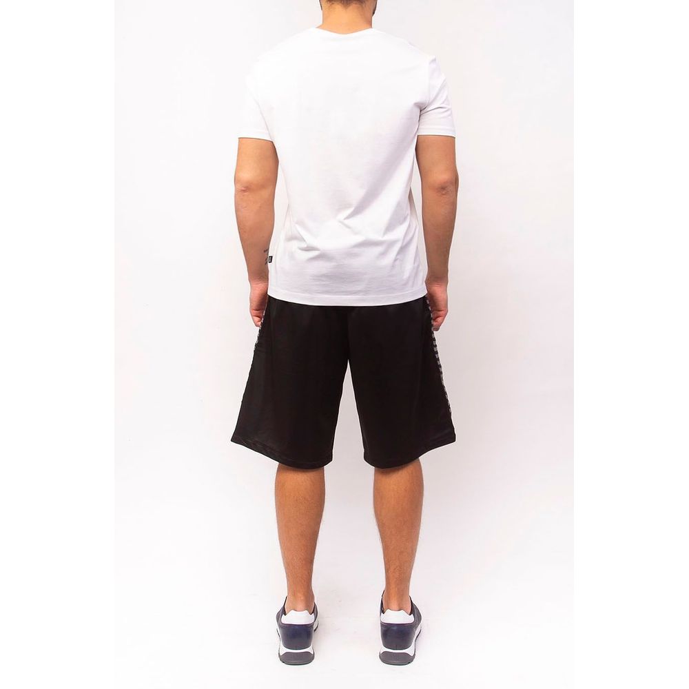 Short Bikkembergs Anniversary rayé noir