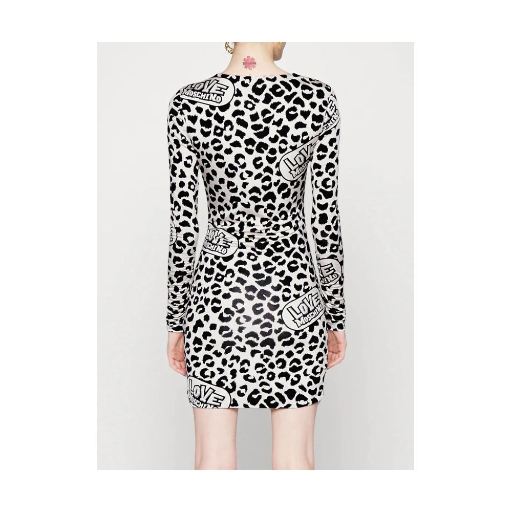 Robe Love Moschino à motifs blancs Love Moschino