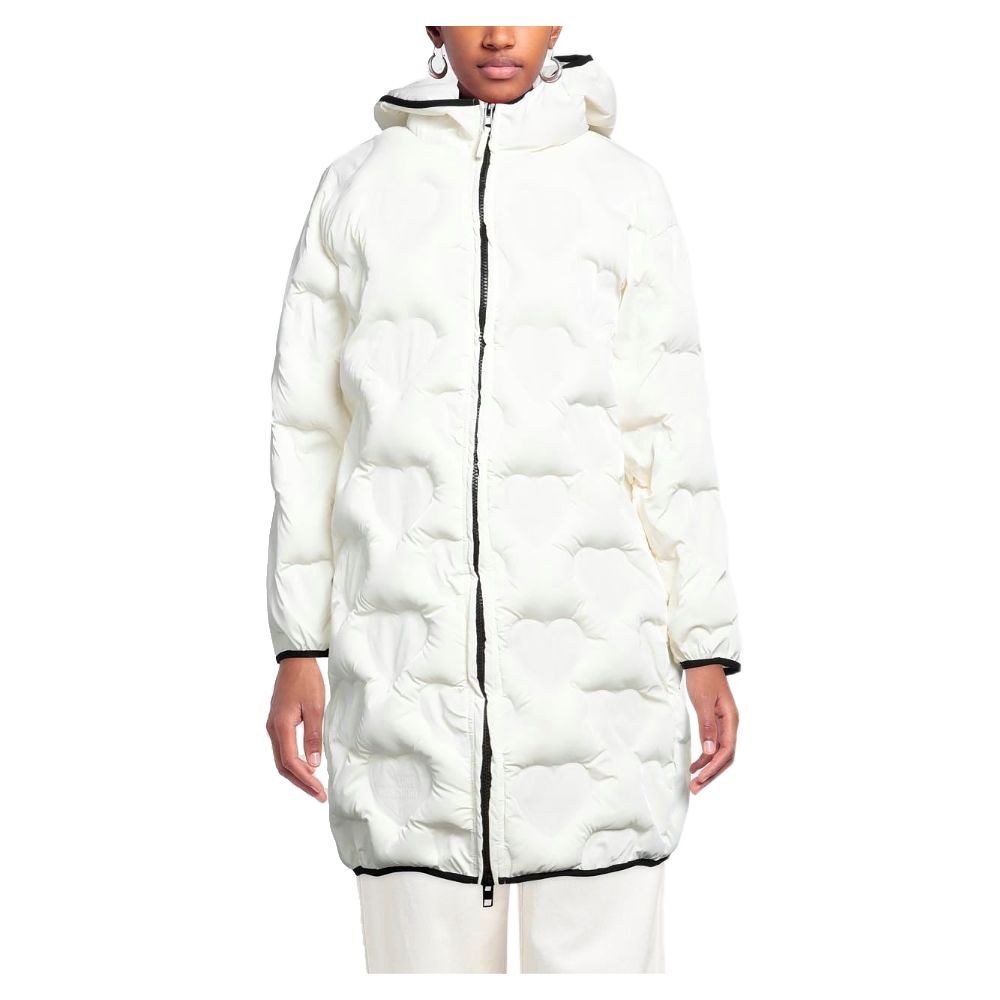 Doudoune Love Moschino cœur blanche