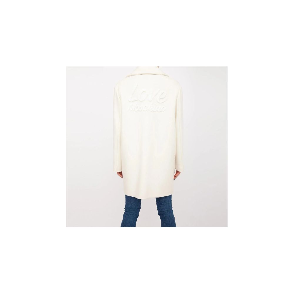 Manteau Love Moschino blanc