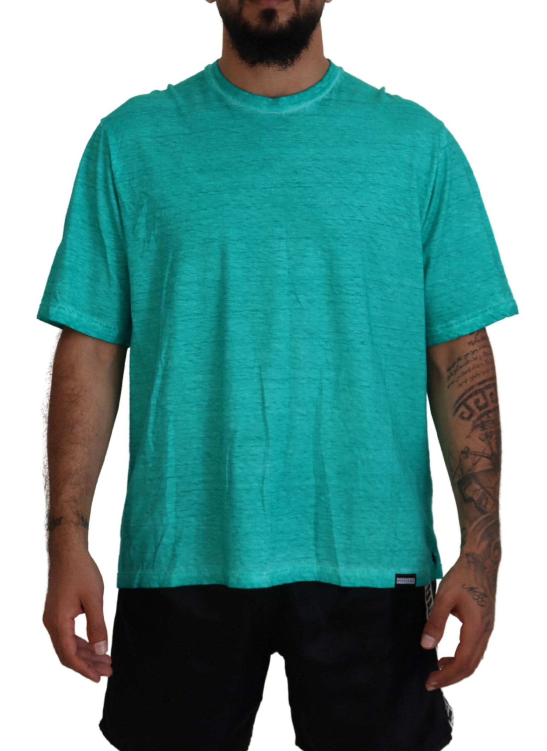T-shirt DSQUARED2 régulier vert clair