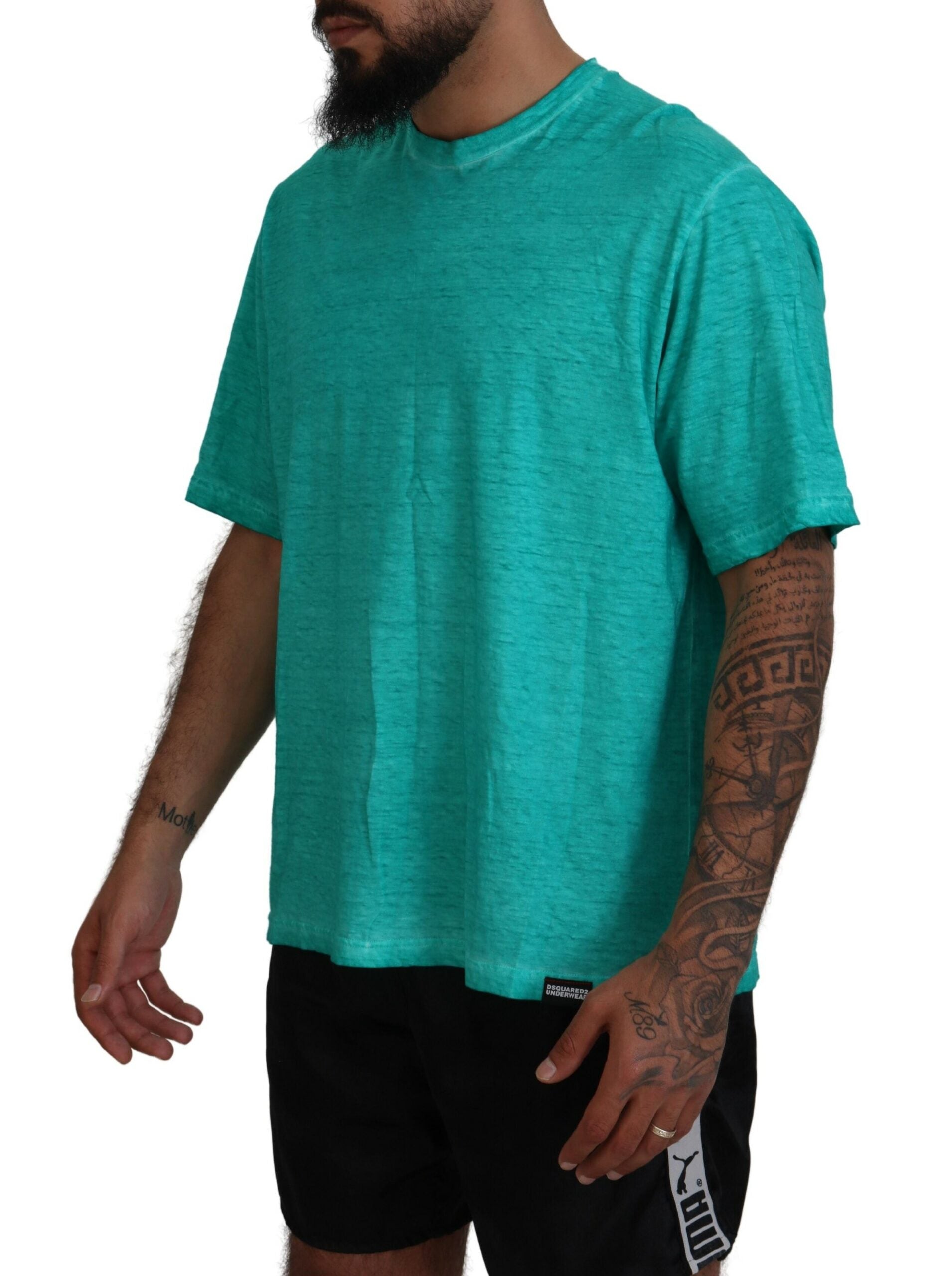 T-shirt DSQUARED2 régulier vert clair