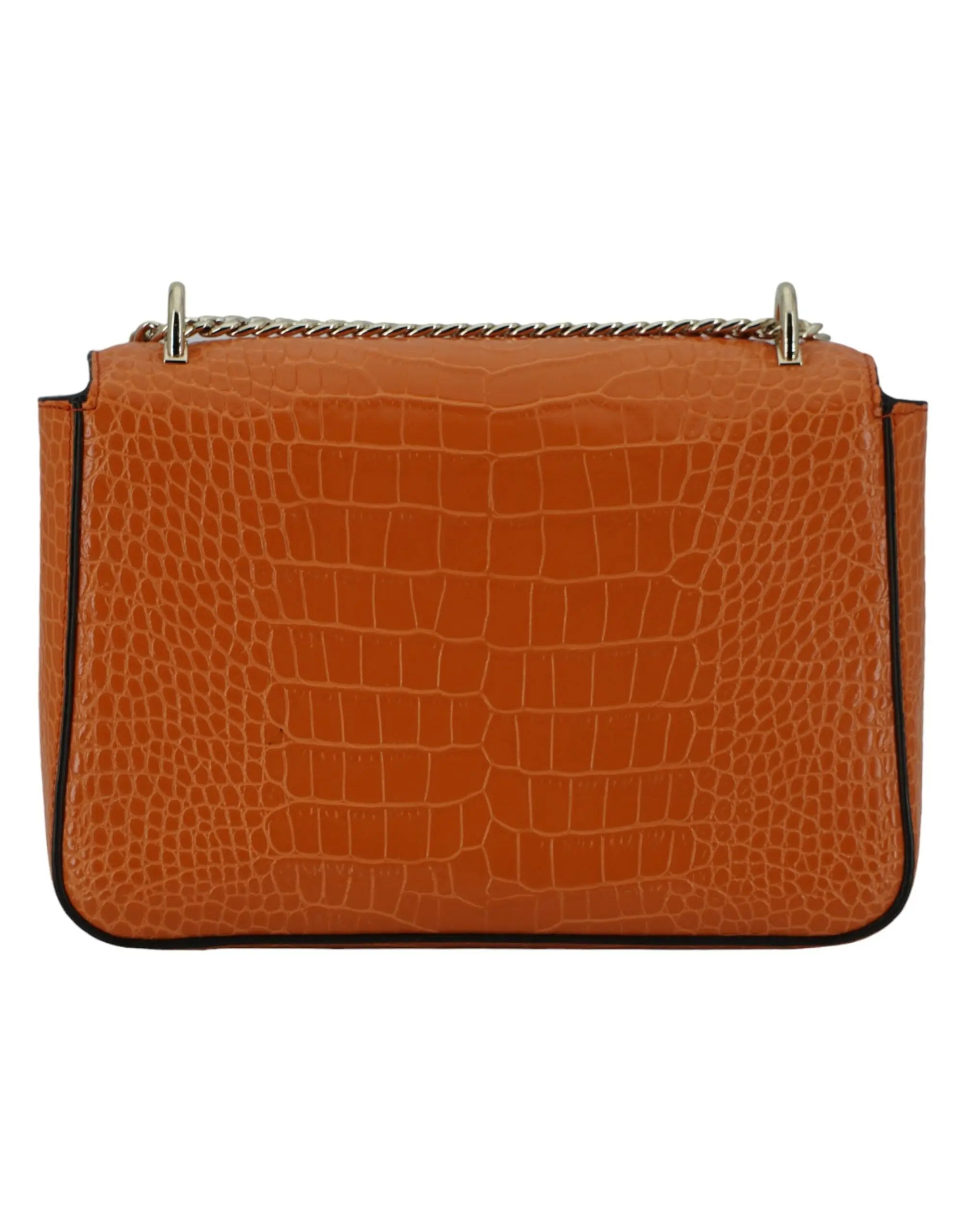 Sac bandoulière Jimmy Choo JC FLAP orange ambre Jimmy Choo