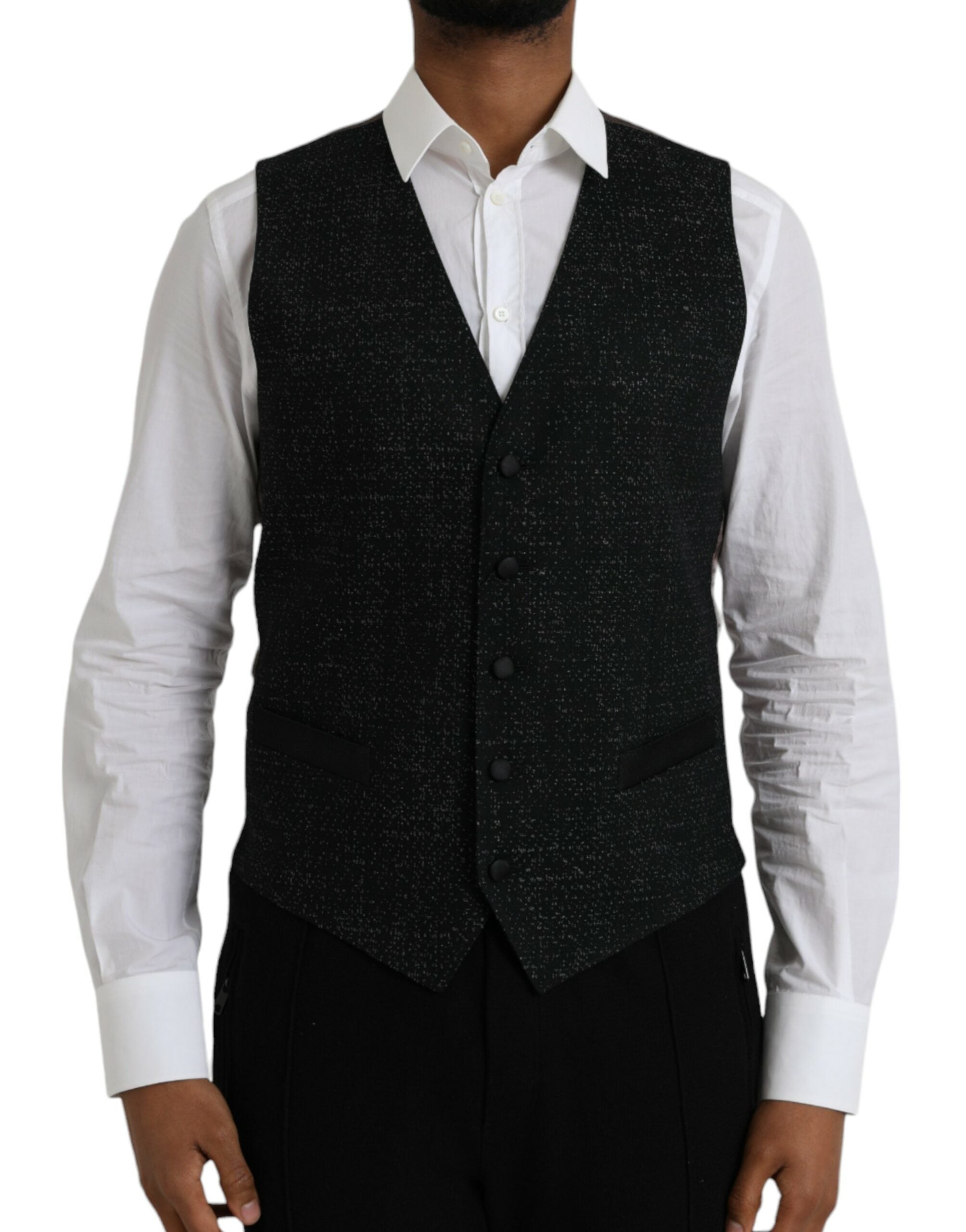 Gilet Dolce & Gabbana noir brun