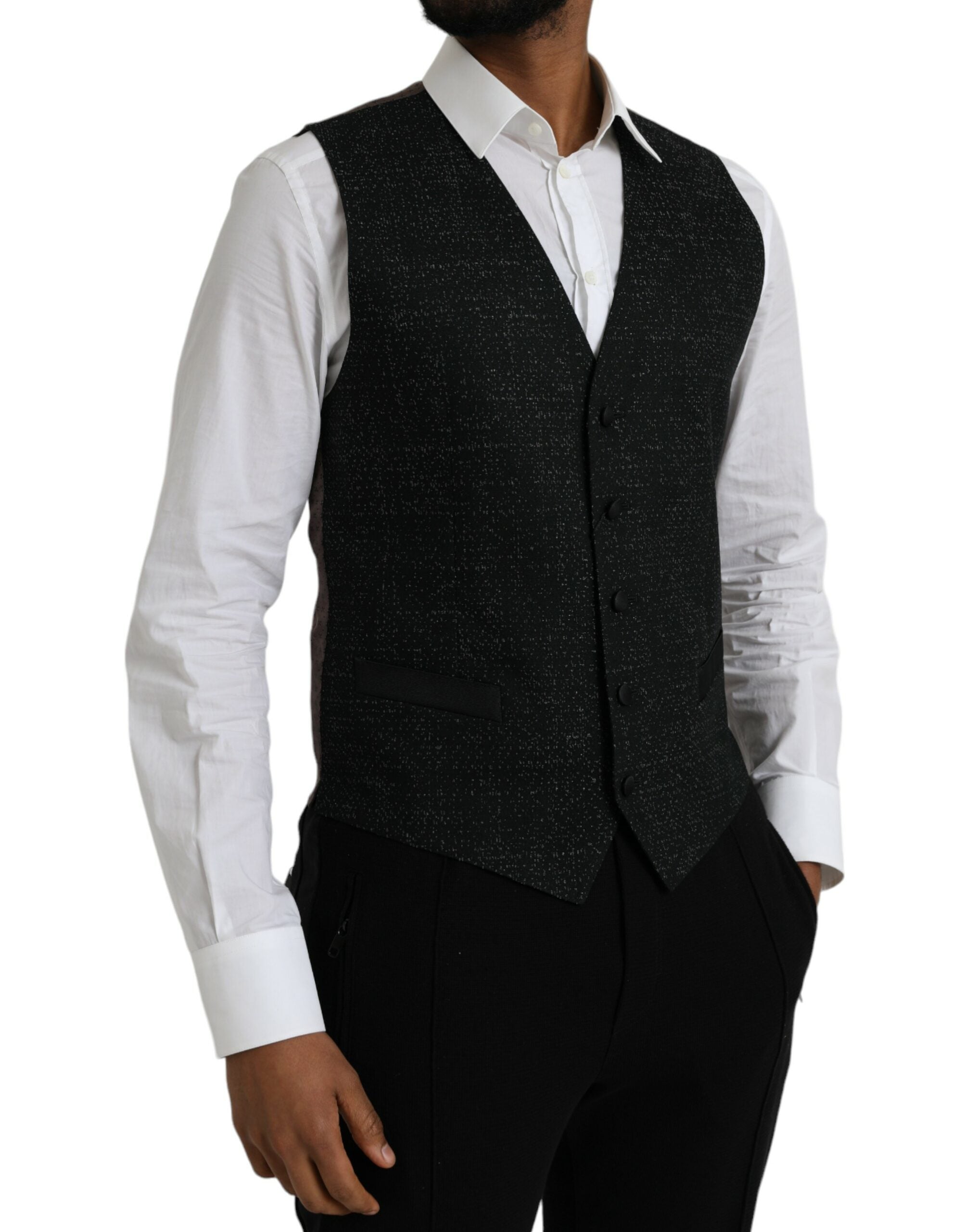 Gilet Dolce & Gabbana noir brun