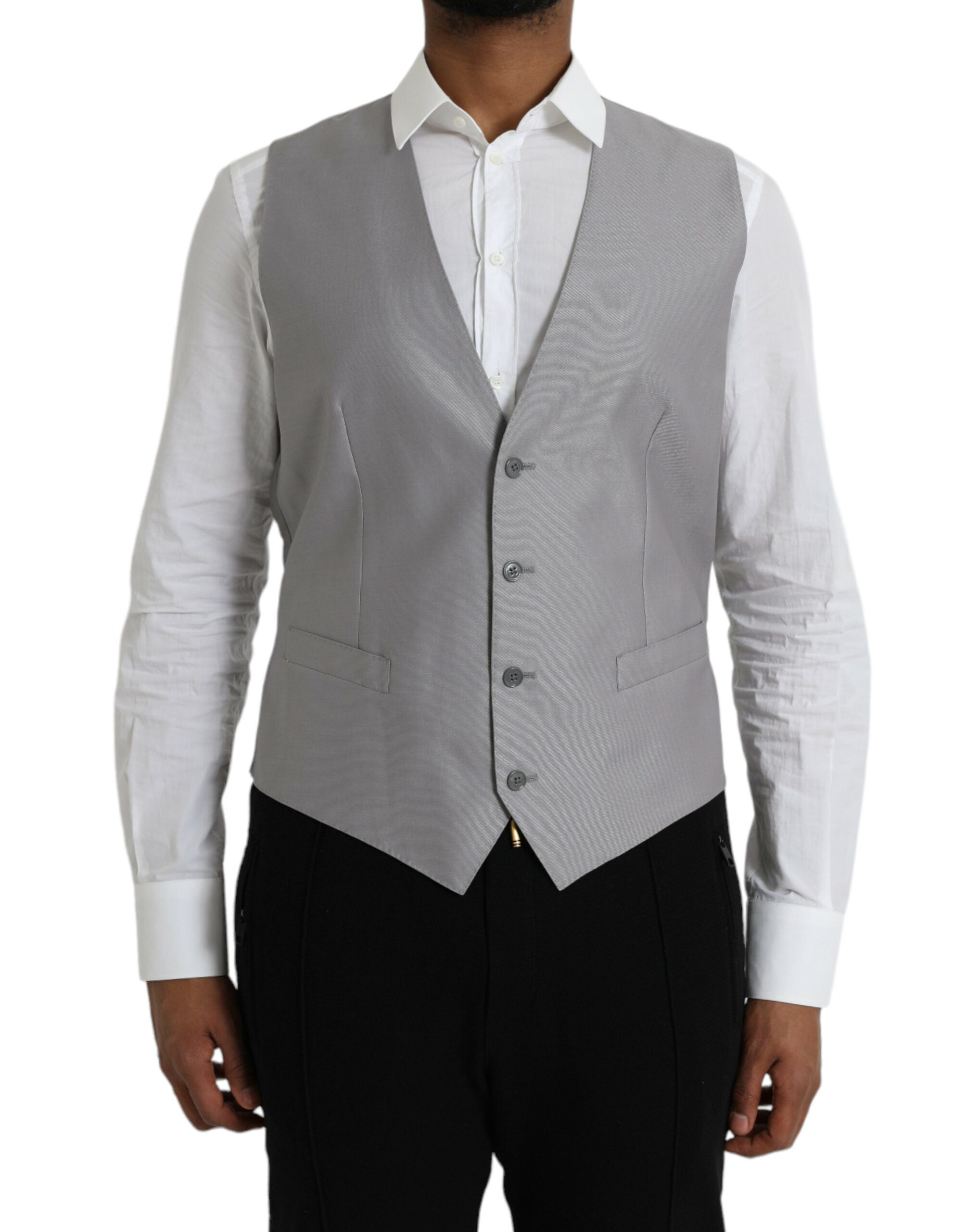 Gilet Dolce & Gabbana gris clair