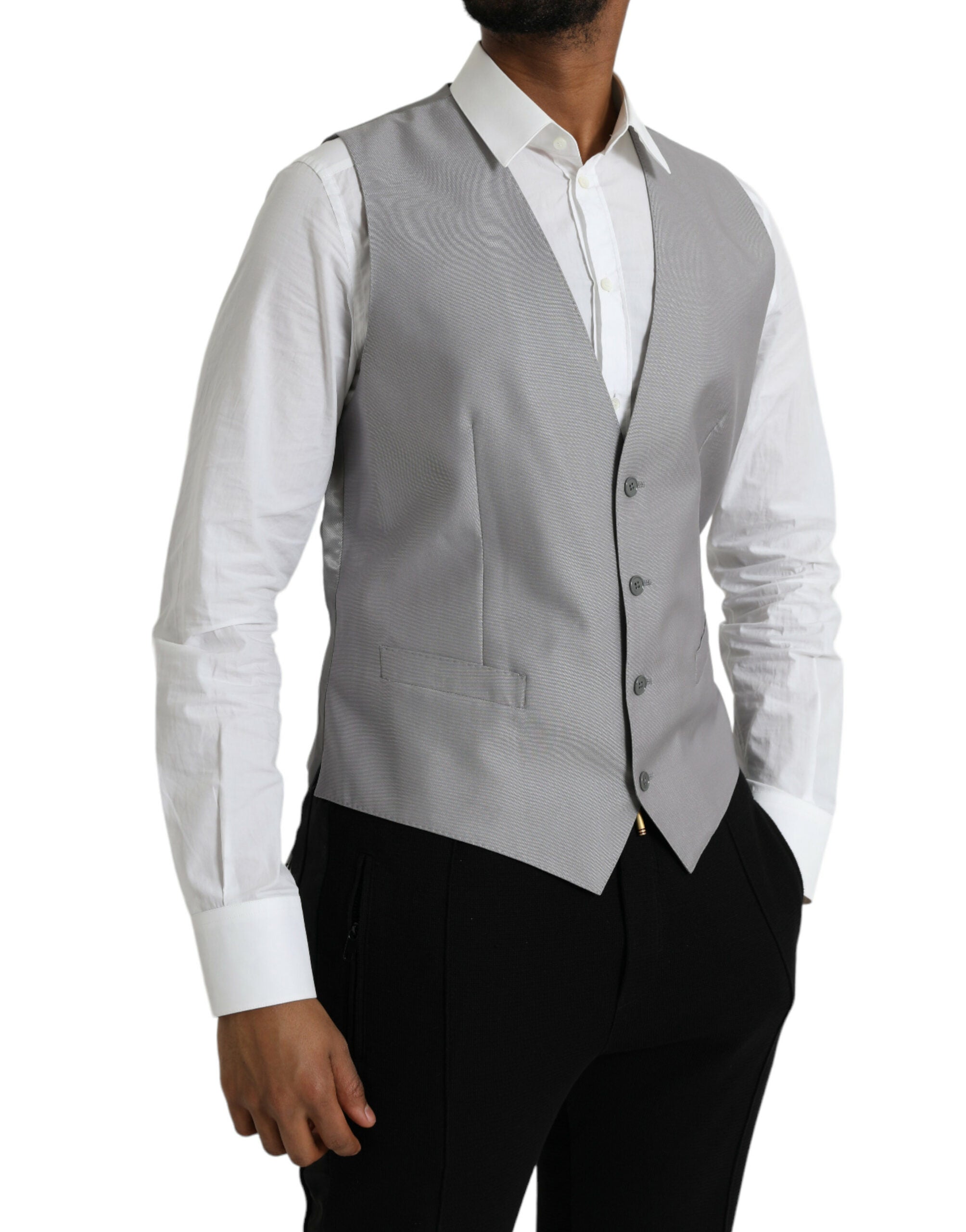 Gilet Dolce & Gabbana gris clair