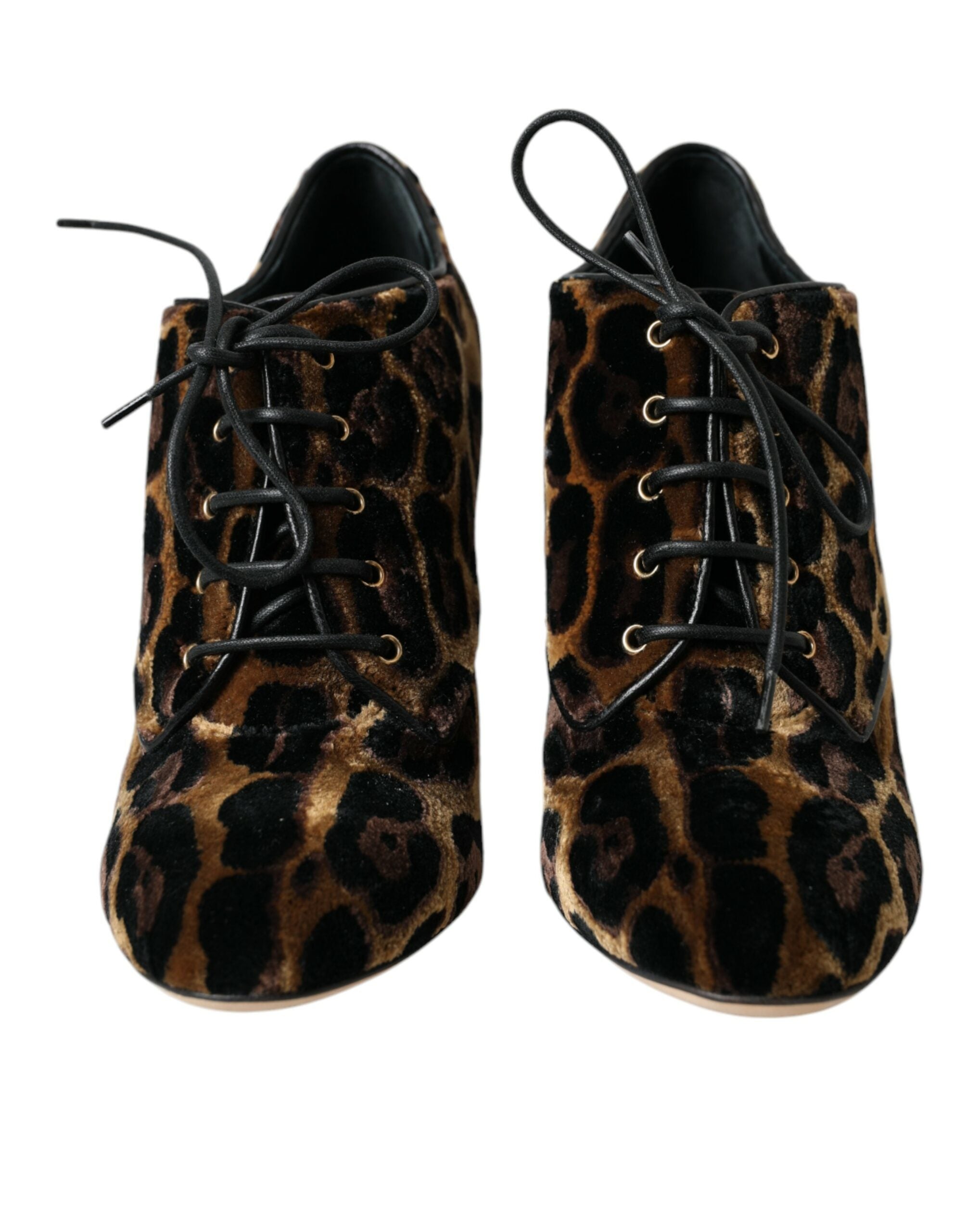 Bottines Dolce & Gabbana léopard marron