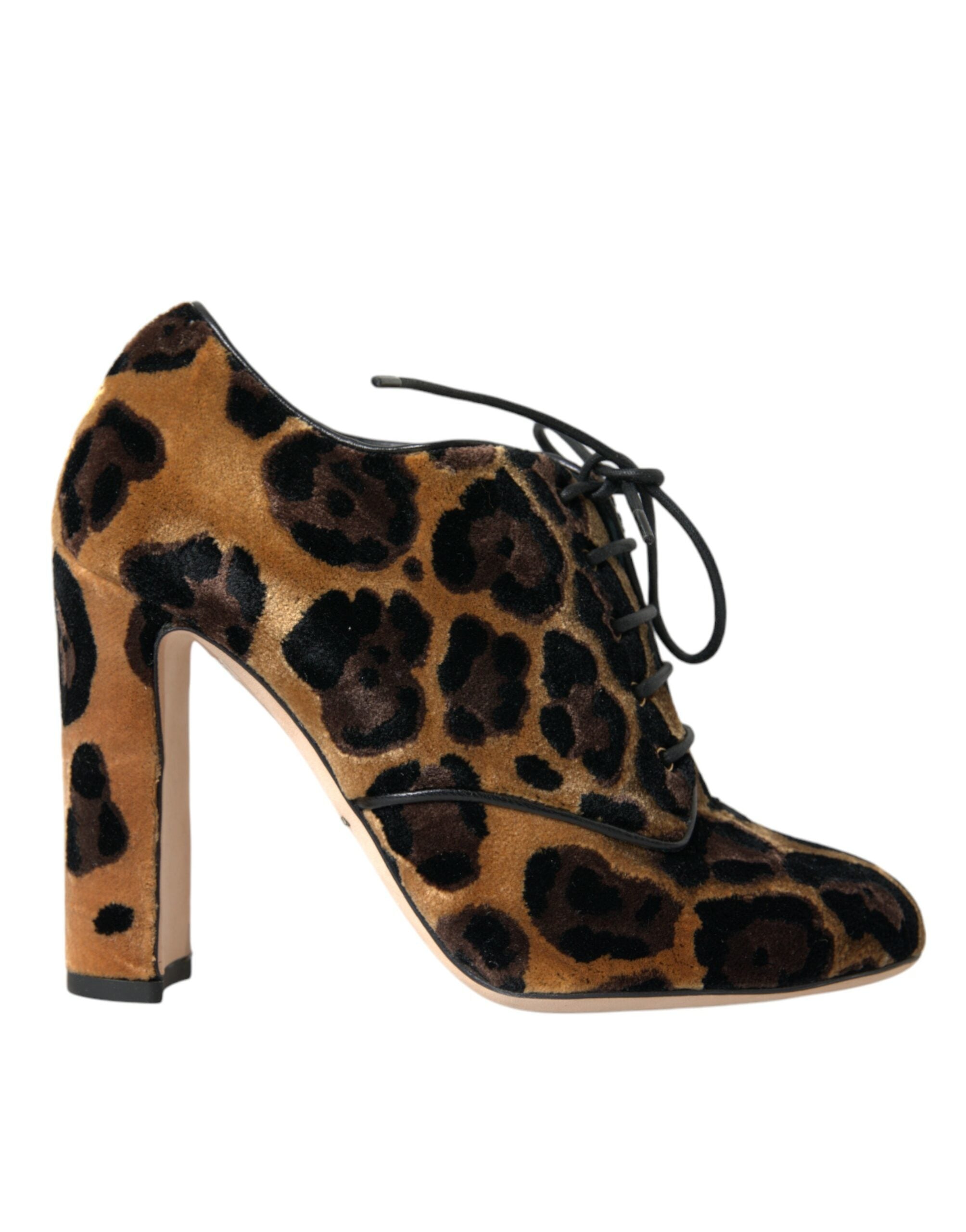 Bottines Dolce & Gabbana léopard marron